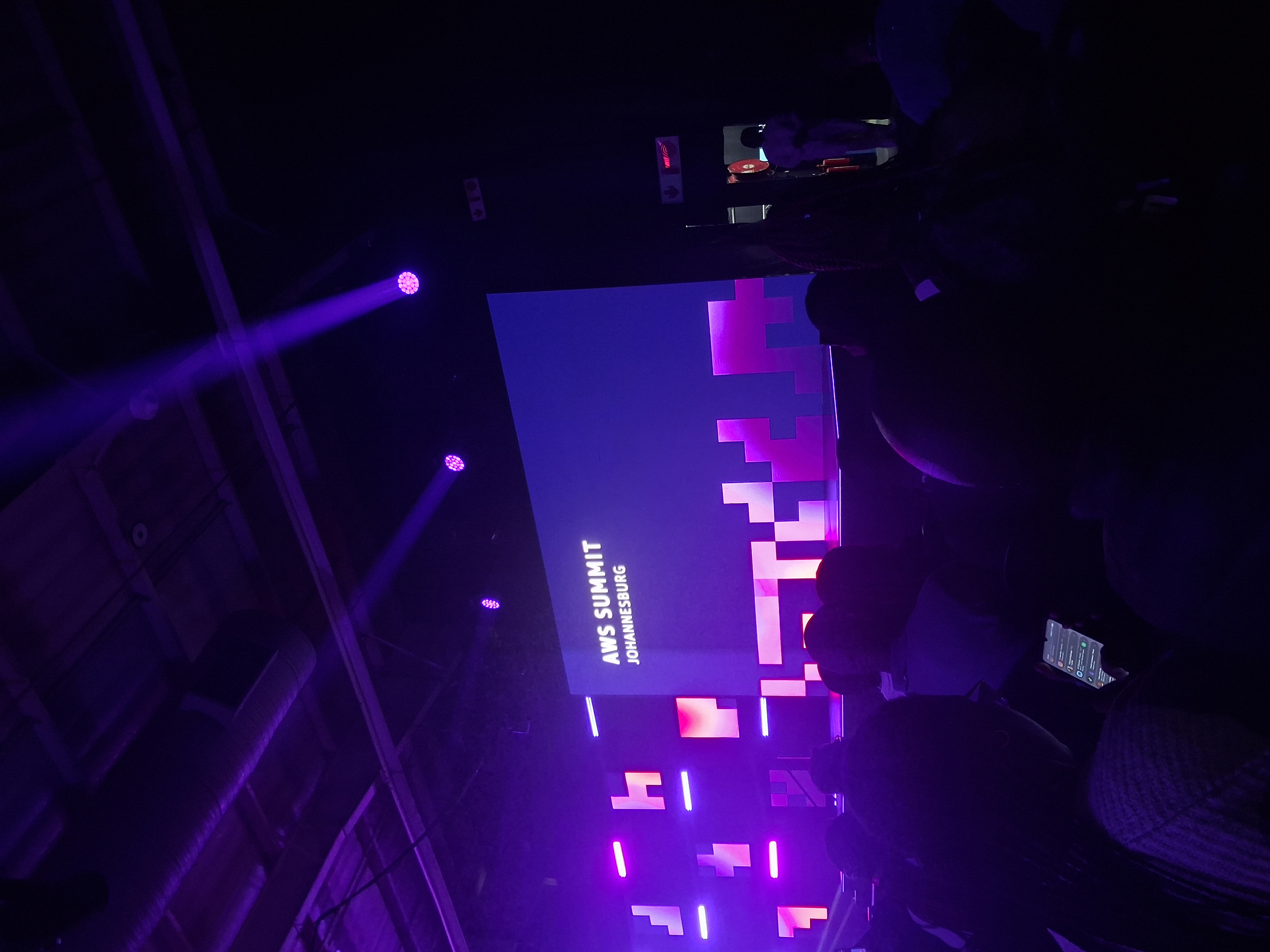 AWS Summit Johannesburg stage and event lighting